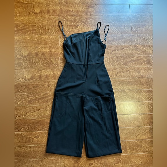 Black one shoulder jumpsuit - Picture 5 of 6